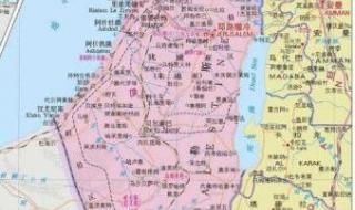 以色列和巴勒斯坦地图面积多大